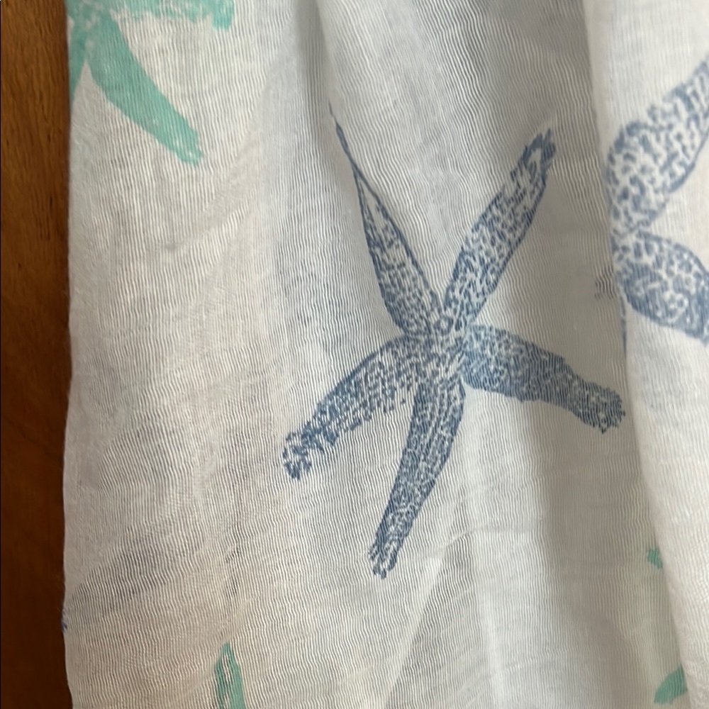 Starfish Print Beach Infinity Scarf - Picture 4 of 6